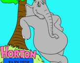 Dibujo Horton pintado por aldanuchi