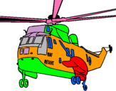 Dibujo Helicóptero al rescate pintado por cgo5