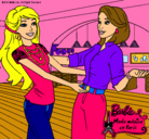 Dibujo Barbie y su amiga pintado por videogirl