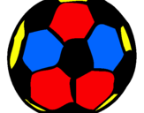 Dibujo Pelota de fútbol pintado por alemuri
