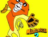 Dibujo Madagascar 2 Alex 2 pintado por SERRAHIDALGO