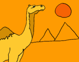 Dibujo Camello pintado por estyre