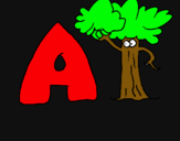 Dibujo Árbol pintado por alexfeyufd7