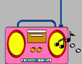 Dibujo Radio cassette 2 pintado por katilungui