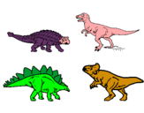 Dibujo Dinosaurios de tierra pintado por nellyabi