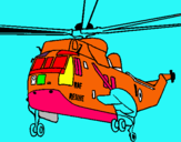 Dibujo Helicóptero al rescate pintado por michaellllll