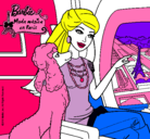 Dibujo Barbie llega a París pintado por zamira