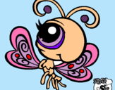 Dibujo Mariposa Littlest Pet Shop 2 pintado por belela