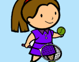 Dibujo Chica tenista pintado por youisi