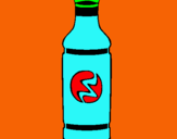 Dibujo Botella de refresco pintado por aguita
