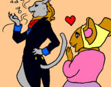Dibujo La ratita presumida 16 pintado por enamorados