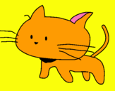 Dibujo Cría de gato pintado por Pecuchi 