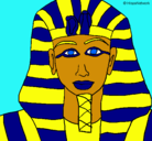 Dibujo Tutankamon pintado por GUAPILLA