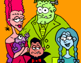 Dibujo Familia de monstruos pintado por rockyer