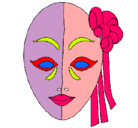 Dibujo Máscara italiana pintado por xcarley