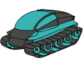 Dibujo Nave tanque pintado por R311455