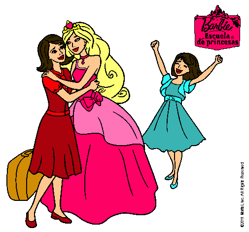 Dibujo Barbie proclamada princesa pintado por isabechisa
