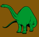 Dibujo Braquiosaurio II pintado por aurea