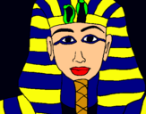 Dibujo Tutankamon pintado por ayesha