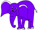 Dibujo Elefante feliz pintado por Rebekiss