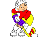 Dibujo Niño jugando a hockey pintado por CARMENLATRE