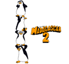 Dibujo Madagascar 2 Pingüinos pintado por Vaneebouquett
