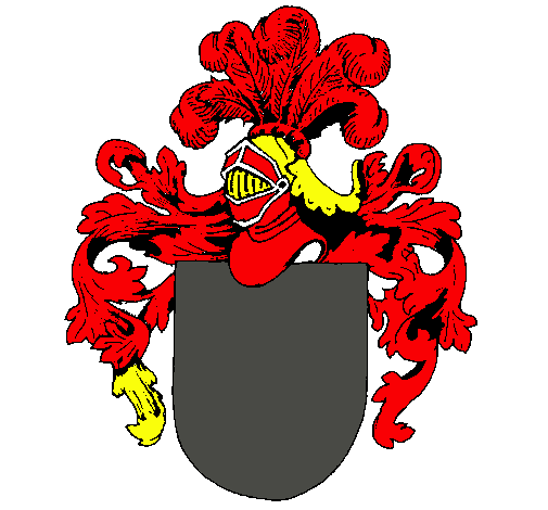 Escudo de armas y casco