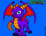 Dibujo Spyro pintado por Spyro