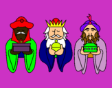 Dibujo Los Reyes Magos 4 pintado por jloizov