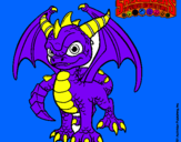 Dibujo Spyro pintado por dragomir