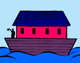 Dibujo Arca de Noe pintado por NAXELY