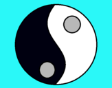 Dibujo Yin y yang pintado por -mixi-