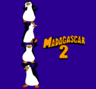 Dibujo Madagascar 2 Pingüinos pintado por h1284