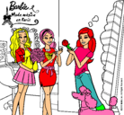 Dibujo Barbie de compras con sus amigas pintado por Sheila_Brujita