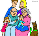 Dibujo Familia pintado por 2001