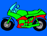 Dibujo Motocicleta pintado por cuatrimot