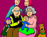 Dibujo Familia pintado por nanitax11