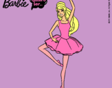 Dibujo Barbie bailarina de ballet pintado por eyelin 