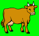 Dibujo Vaca pintado por joker38