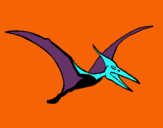 Dibujo Pterodáctilo pintado por moco1