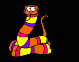 Dibujo Serpiente pintado por RUBIEZZITA