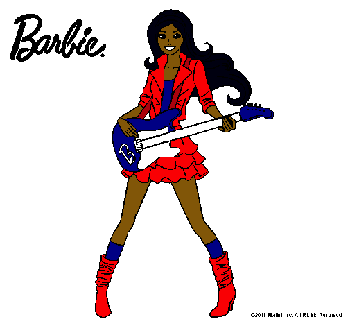 Barbie guitarrista