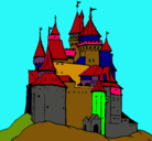 Dibujo Castillo medieval pintado por YYYYYYY