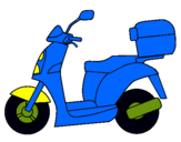 Dibujo Ciclomotor pintado por ytrdsa