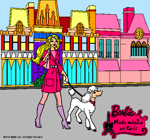 Barbie y su perrita