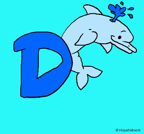 Dibujo Delfín pintado por camuri
