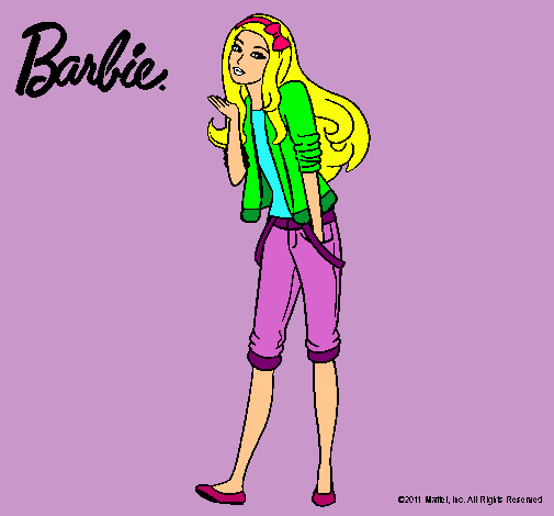 Barbie con look casual