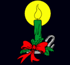 Dibujo Vela de navidad pintado por 060744