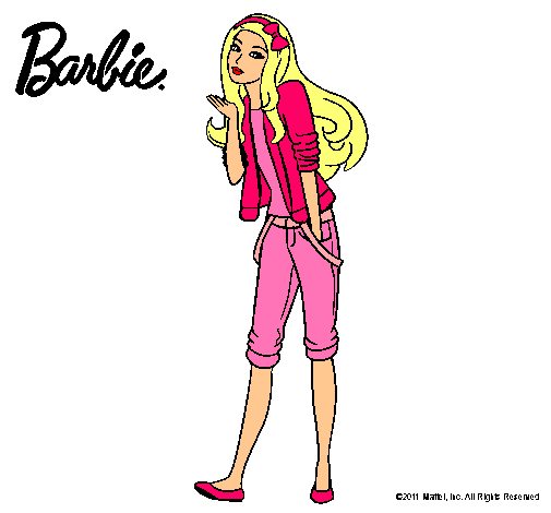 Barbie con look casual