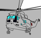 Dibujo Helicóptero al rescate pintado por 4RHHRT5